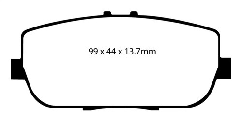 EBC DP31775C Redstuff Ceramic Rear Brake Pads, Mazda Miata MX5 2.0 2006-2015