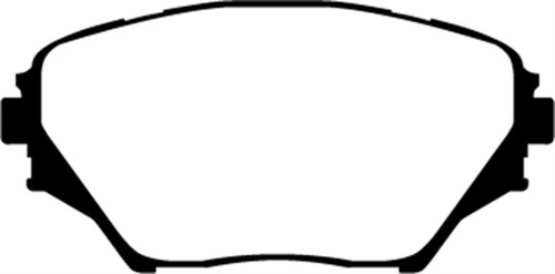 EBC DP61402 Greenstuff 6000 Elite Front Brake Pads, Toyota RAV 4 2.0 2001-2003