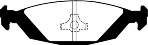 EBC DP2635 Greenstuff 2000 Rear Brake Pads, Saab 900 2.0 1988-1990