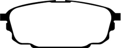 EBC DP31700C Redstuff Ceramic Rear Brake Pads, Mazda Protege 2.0 (Rear Rotors) 2001-2004