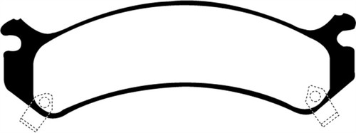 EBC DP21305 Greenstuff 2000 Front Brake Pads, Cadillac Deville 4.6 HD 2001-2005