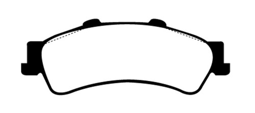 EBC DP21630 Greenstuff 2000 Rear Brake Pads, Cadillac Deville 4.6 HD 2001-2005