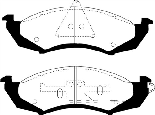 EBC DP31180C Redstuff Ceramic Front Brake Pads, Ford Thunderbird 3.8 1989-1991