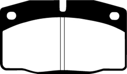 EBC DP2325 Greenstuff 2000 Front Brake Pads, Lotus Elan (M100) 1.6 Turbo 1989-1995