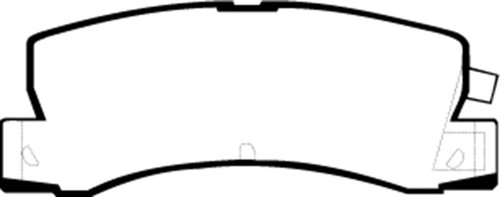 EBC DP2628 Greenstuff 2000 Rear Brake Pads, Lexus ES250 2.5 1990-1991