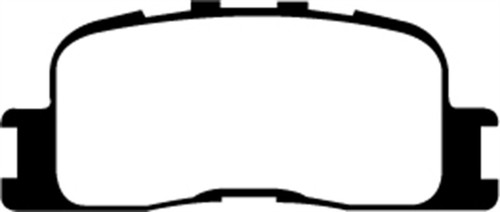 EBC DP21716 Greenstuff 2000 Rear Brake Pads, Lexus ES300 3.0 2002-2003