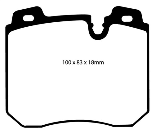 EBC DP3886C Redstuff Ceramic Front Brake Pads, BMW 750iL 5.0 (E32) 1990-1995