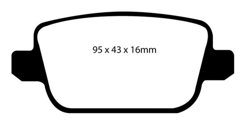 EBC 07-12 Land Rover LR2 3.2 Ultimax2 Rear Brake Pads