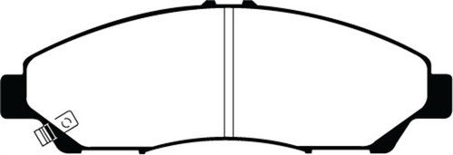 EBC DP41801R Yellowstuff Front Brake Pads, Acura MDX 3.7 2007-2013