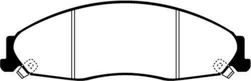 EBC DP21645 Greenstuff 2000 Front Brake Pads, Cadillac CTS 2.6 2002-2005
