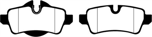 EBC DP21931 Greenstuff 2000 Rear Brake Pads, Mini Hardtop 1.6 2007-2014