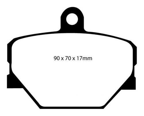 EBC DP21287 Greenstuff 2000 Front Brake Pads, Smart Fortwo 1.0 2008+