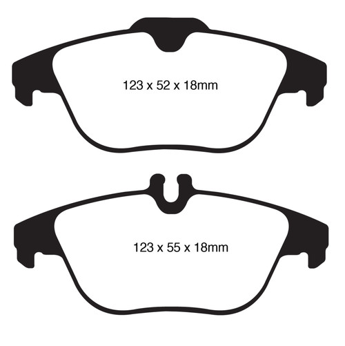 EBC DP21990 Greenstuff 2000 Rear Brake Pads, Mercedes-Benz C250 (W204) 1.8 Turbo 2012-2014