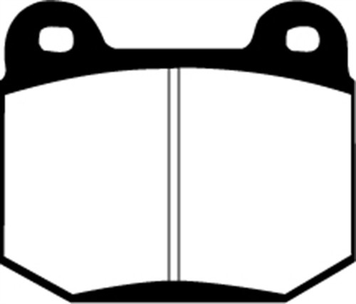 EBC DP21537 Greenstuff 2000 Rear Brake Pads, Infiniti G35 3.5 (Manual) (Brembo) 2003-2004