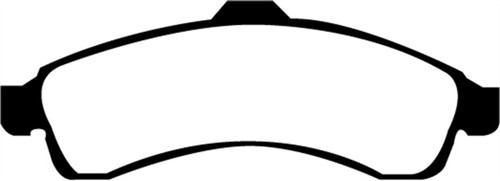 EBC DP21618 Greenstuff 2000 Front Brake Pads, Chevrolet SSR 5.3 2003-2005