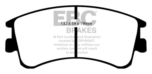 EBC DP41465R Yellowstuff Front Brake Pads, Mazda 6 2.3 2003-2005