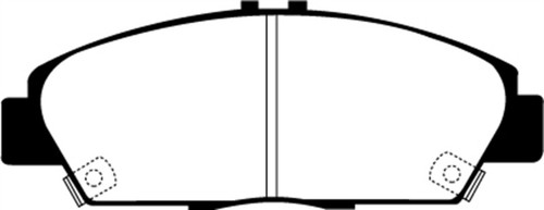 EBC DP2975 Greenstuff 2000 Front Brake Pads, Honda Prelude 2.2 1992-1996