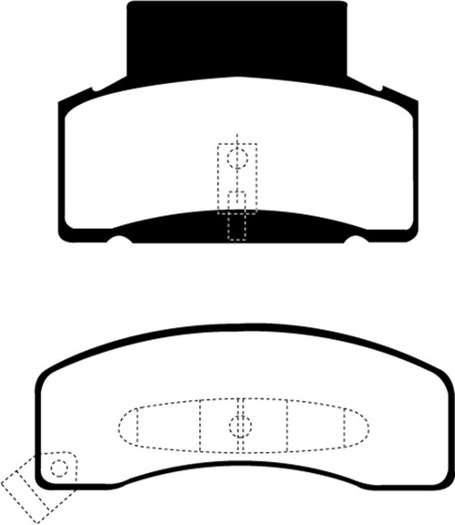 EBC DP61268 Greenstuff 6000 Elite Front Brake Pads, Chevrolet C30 DRW 1992-1999