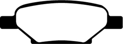 EBC DP21704 Greenstuff 2000 Rear Brake Pads, Chevrolet Cobalt 2.0 Supercharged 2004-2006
