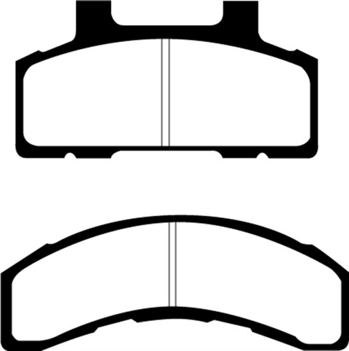 EBC DP31240C Redstuff Ceramic Front Brake Pads, Buick Century 2.2 1993-1996