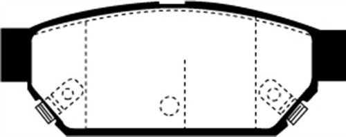 EBC DP2986 Greenstuff 2000 Rear Brake Pads, Eagle Summit 1.5 1993-1996