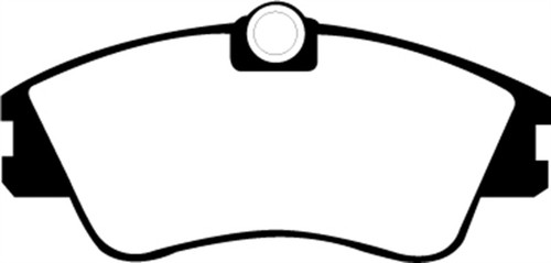 EBC DP61030 Greenstuff 6000 Elite Front Brake Pads, Volkswagen Eurovan 2.5 Solid Rotors 1993-1996