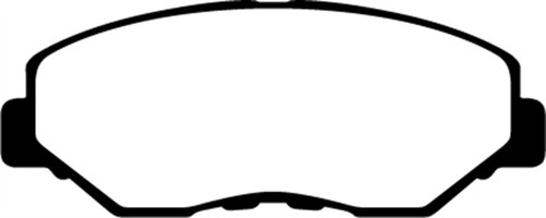 EBC DP21655 Greenstuff 2000 Front Brake Pads, Acura ILX 1.5 Hybrid 2013-2015