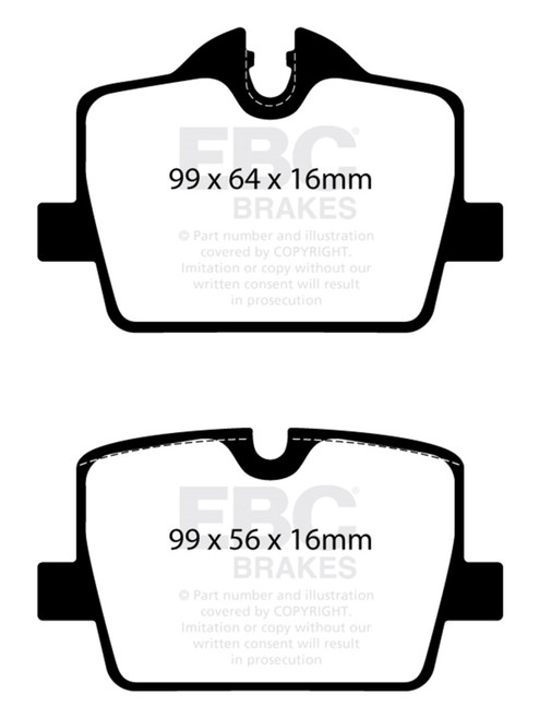 EBC DP52405NDX Bluestuff Rear Brake Pads, BMW Z4 G29 2.0T 2019+