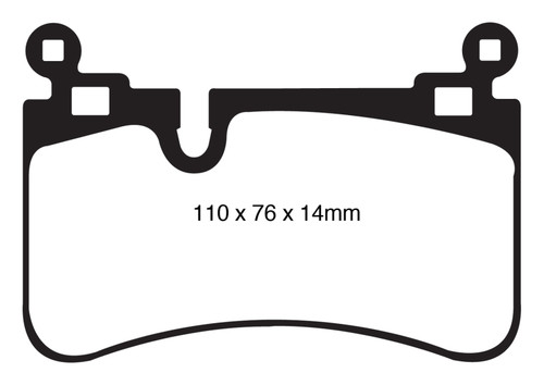 EBC DP31839C Redstuff Ceramic Rear Brake Pads, Mercedes-Benz C63 AMG (W204) 6.2 2008-2013
