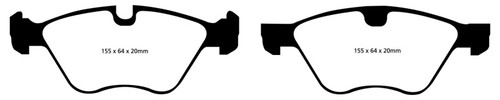 EBC DP31493C Redstuff Ceramic Front Brake Pads, BMW Z4 3.0 (E89) 2009+
