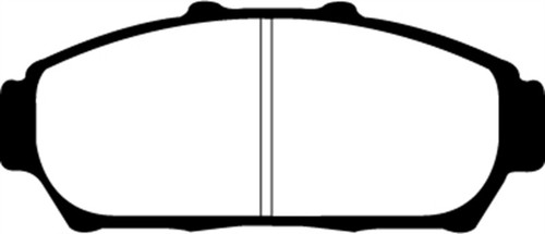EBC DP21206 Greenstuff 2000 Front Brake Pads, Acura Integra 1.8 1994-2001