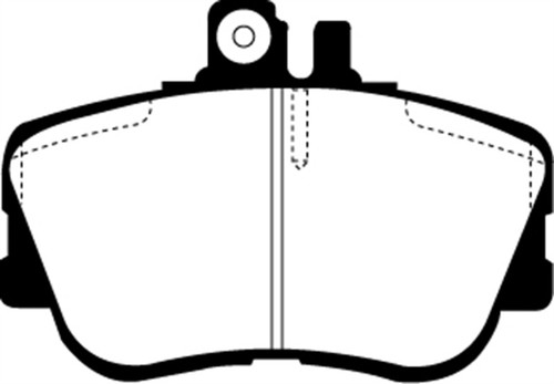 EBC DP2962 Greenstuff 2000 Front Brake Pads, Mercedes-Benz C220 (W202) 2.2 1994-1995