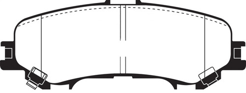 EBC DP63089 Greenstuff 6000 Elite Rear Brake Pads, Nissan Titan 5.6L 2016+