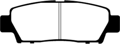 EBC DP21714 Greenstuff 2000 Rear Brake Pads, Toyota Avalon 3.0 1995-1996