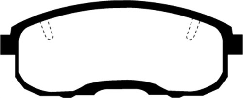 EBC DP41752R Yellowstuff Front Brake Pads, Infiniti I30 3.0 1995-1999
