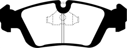 EBC DP2914 Greenstuff 2000 Front Brake Pads, BMW Z3 1.9 1996-1998