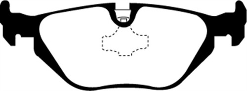 EBC DP21079 Greenstuff 2000 Rear Brake Pads, BMW Z3 1.9 1996-1998