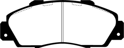 EBC DP2872 Greenstuff 2000 Front Brake Pads, Acura CL 3.0 1997