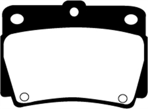 EBC DP61228 Greenstuff 6000 Elite Rear Brake Pads, Mitsubishi Montero Sport 2.4 1997-2000