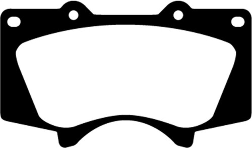 EBC DP41657R Yellowstuff Front Brake Pads, Lexus GX460 4.6 2010+