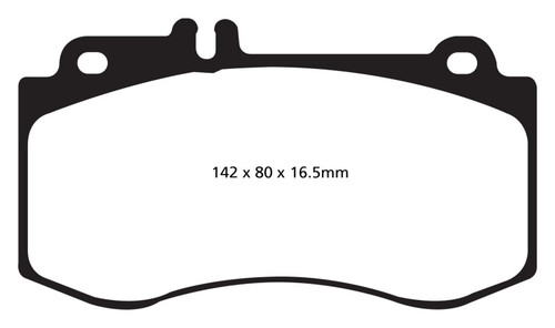 EBC DP31857C Redstuff Ceramic Front Brake Pads, Mercedes-Benz E350 3.5 AMG Sport Package 2010+