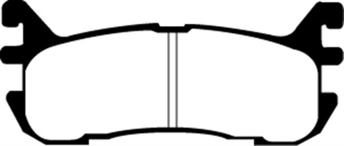 EBC DP21003 Greenstuff 2000 Rear Brake Pads, Ford Escort 2.0 1997-2002