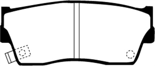 EBC DP6774 Greenstuff 6000 Elite Front Brake Pads, Chevrolet Tracker 1.6 (2 Door) 1998-2000