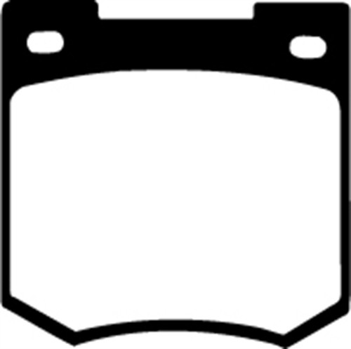 EBC DP2106 Greenstuff 2000 Front Brake Pads, Ford Cortina 1.6 1967-1970