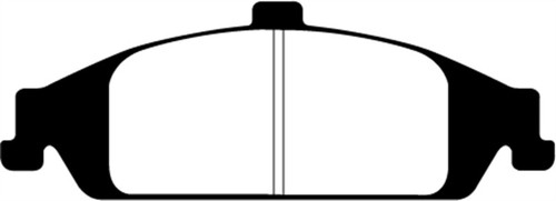 EBC DP21243 Greenstuff 2000 Front Brake Pads, Chevrolet Malibu 2.4 1998-2001