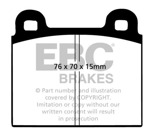 EBC DP5103NDX Bluestuff Front Brake Pads, Ferrari 246 Dino 2.4 1969-1975