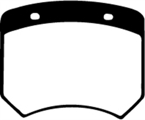 EBC DP2102 Greenstuff 2000 Front Brake Pads, Rover Mini 1275 (10in Wheels) 1970-1973