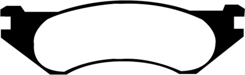 EBC DP41306R Yellowstuff Front Brake Pads, Dodge Ram Van B1500 1998-2002