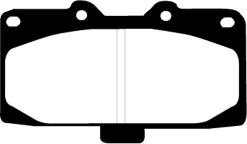 EBC DP21200 Greenstuff 2000 Front Brake Pads, Nissan Skyline (R34) 2.5 GT (200) 1998-2003