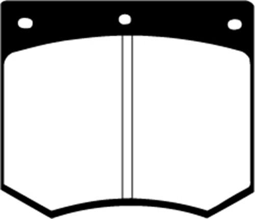 EBC DP2291 Greenstuff 2000 Front Brake Pads, Ac 3000 3.0 1975-1986